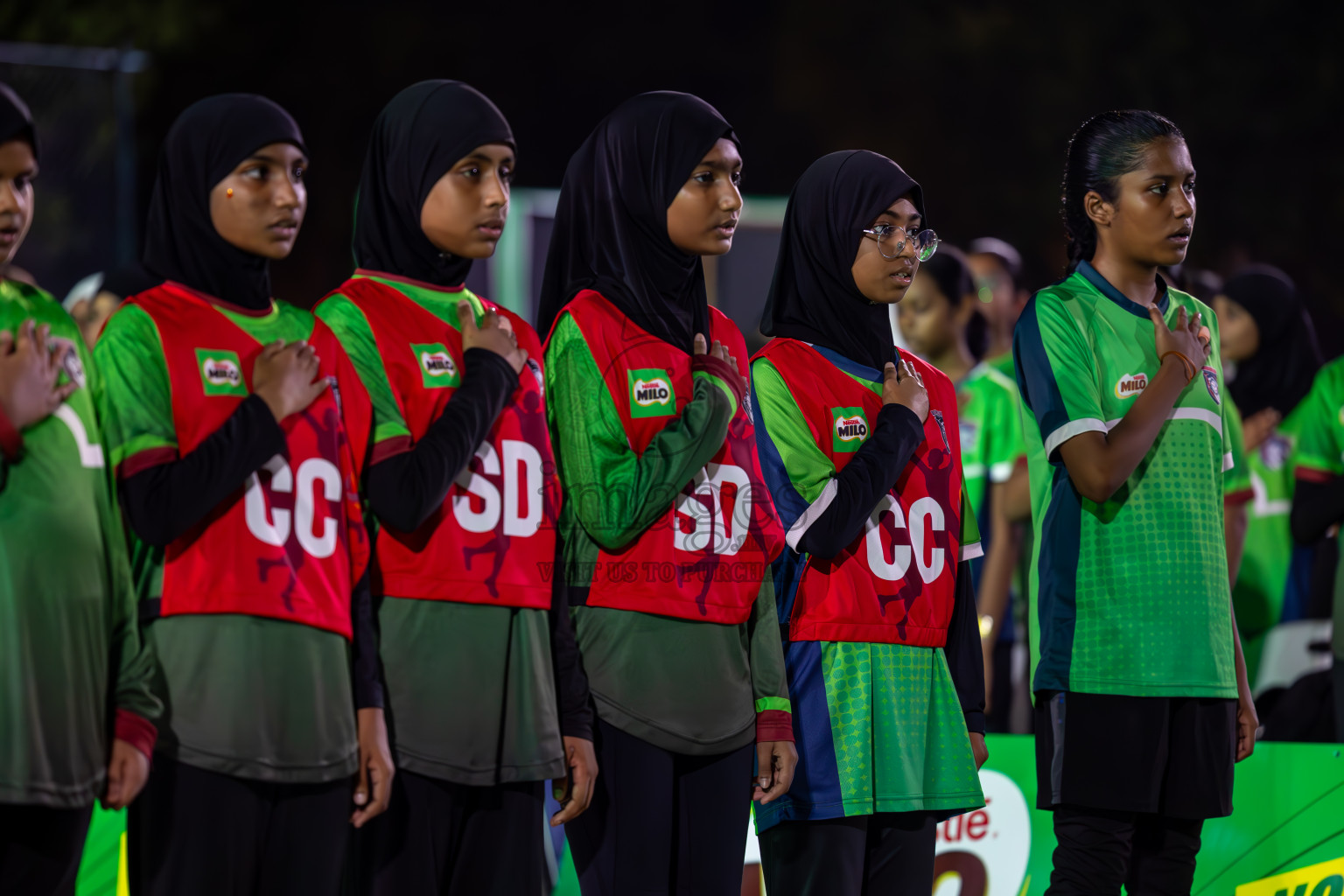 Finals of Milo Ramadan Half Court Netball Challenge on 25th March 2024, held in Central Park, Hulhumale, Male', Maldives
Photos: Ismail Thoriq / imagesmv