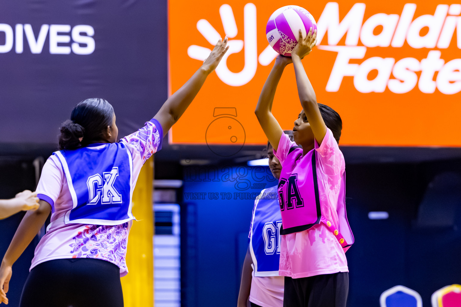 N Sports A vs Xenith SC in Day 1 of 24th Milo Netball Association Championship held in Social Center at Male', Maldives on Monday, 1st September 2025. Photos: Nausham Waheed / images.mv