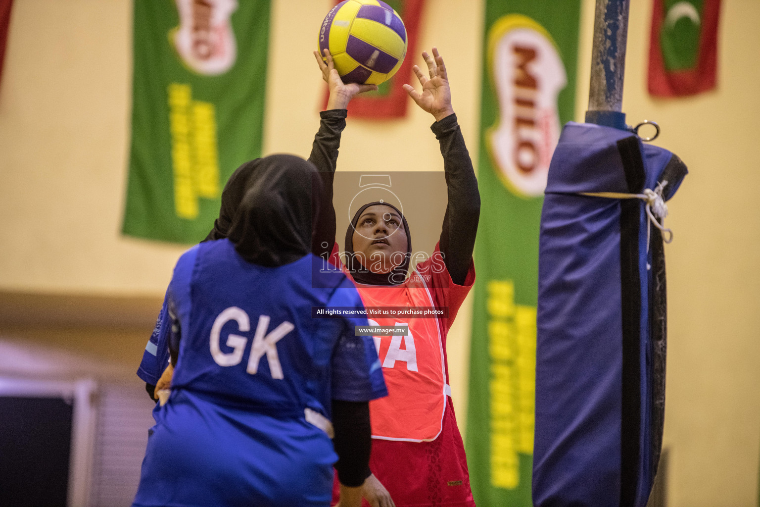 Milo National Netball Tournament 30th November 2021 at Social Center Indoor Court, Male, Maldives. Photos: Shuu & Nausham/ Images Mv