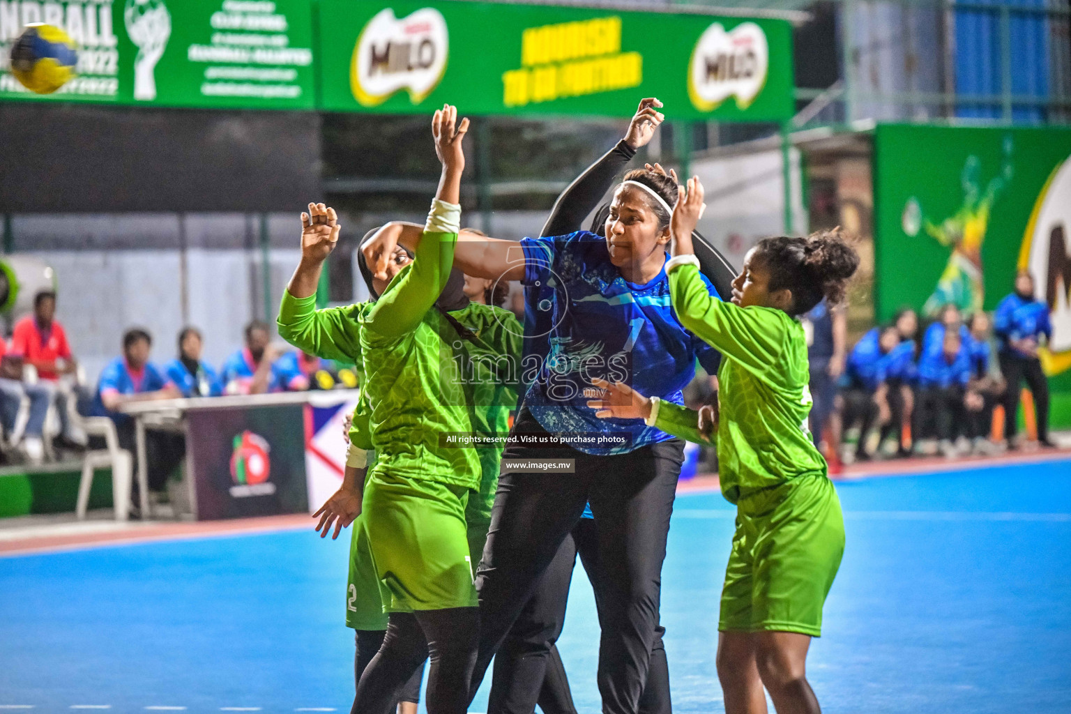 Day 9 of Milo 6th Inter Office Handball Tournament 2022 - Photos by Nausham Waheed