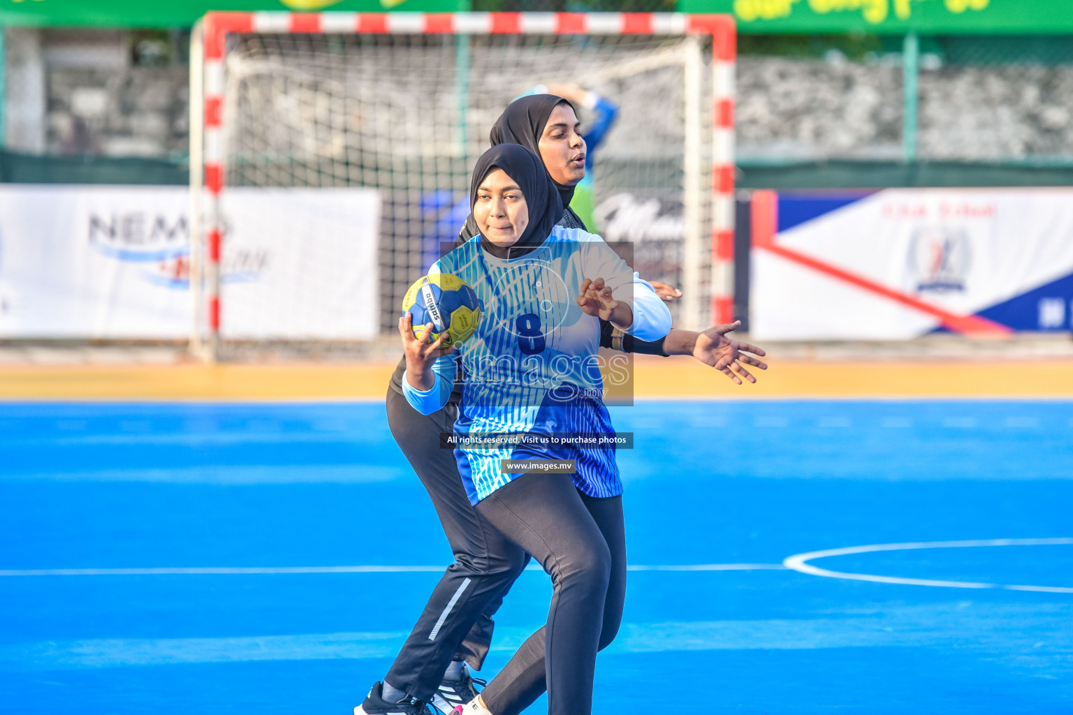 Day 9 of Milo 6th Inter Office Handball Tournament 2022 - Photos by Nausham Waheed