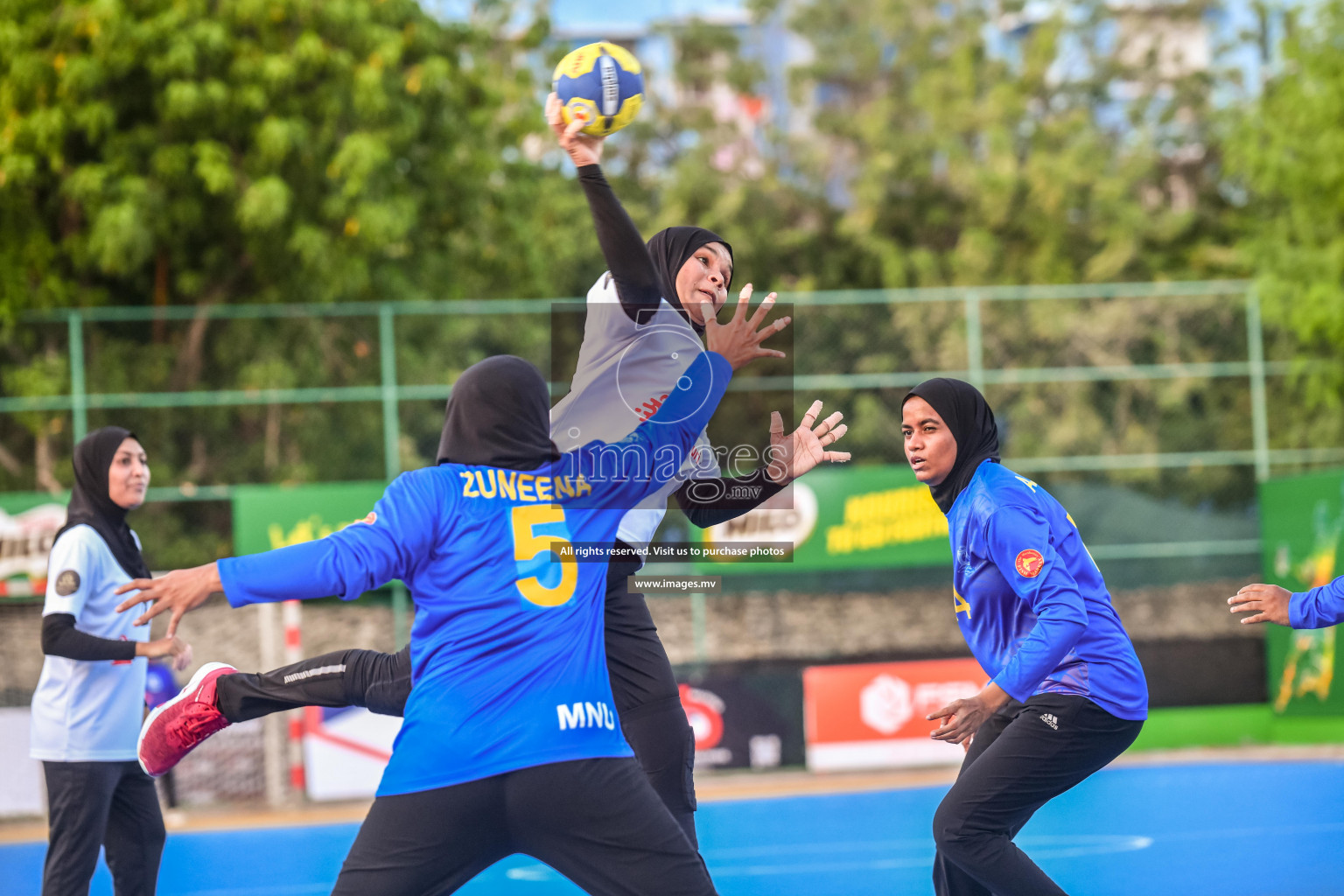 Day 3 of Milo 6th Inter Office Handball Tournament 2022 - Photos by Nausham Waheed