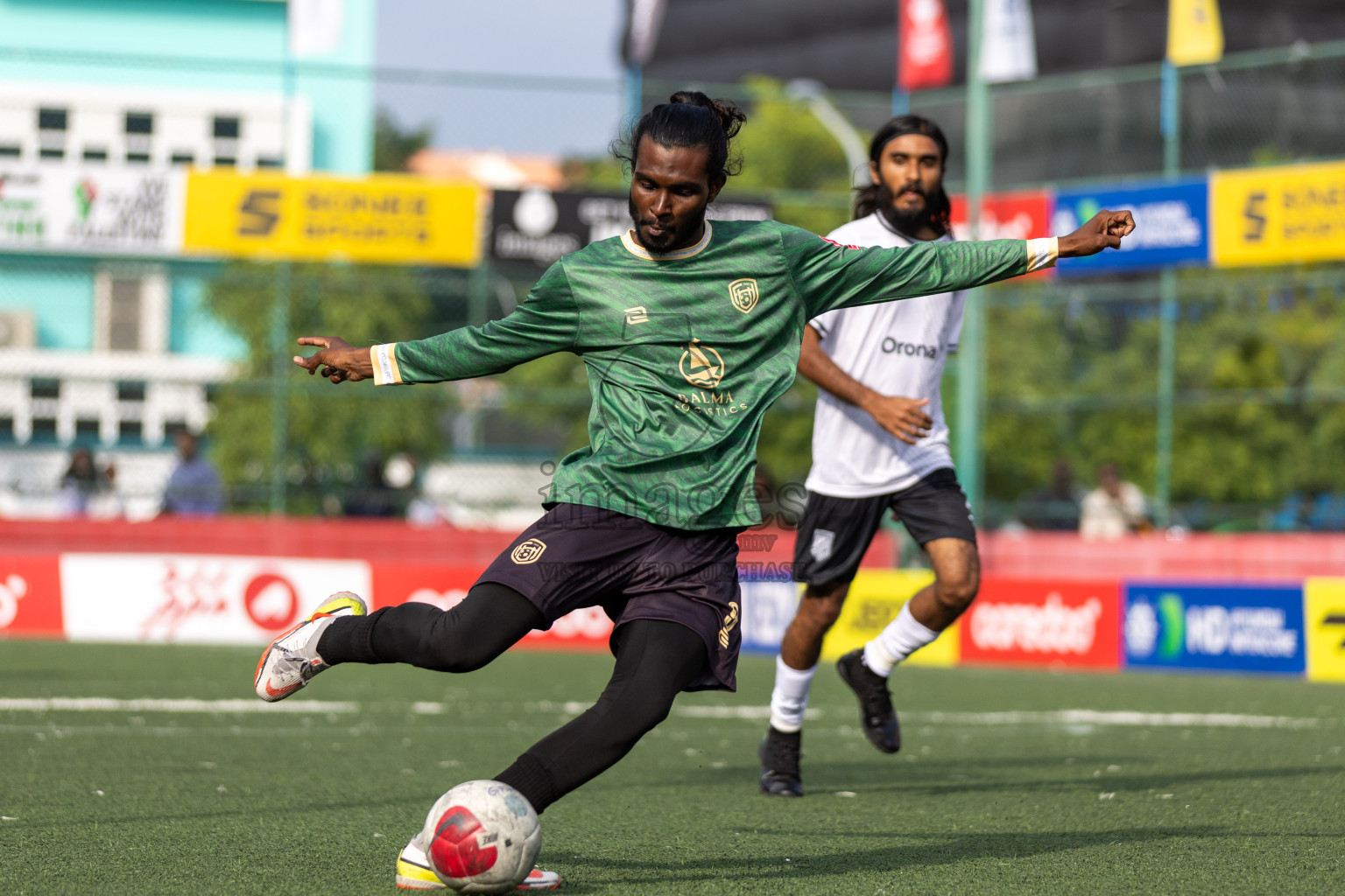 Sh. Lhaimagu VS Sh. Feevah in Day 12 of Golden Futsal Challenge 2024 was held on Friday, 26th January 2024, in Hulhumale', Maldives Photos: Nausham Waheed / images.mv