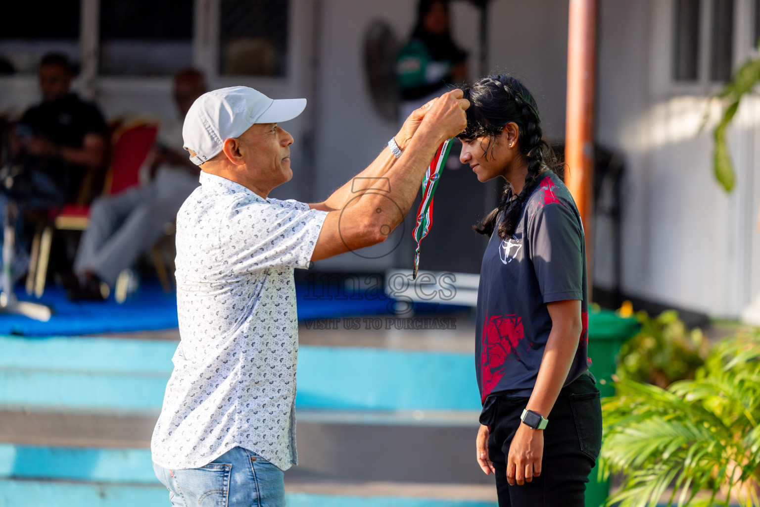 Day 3 of 12th Milo Association Championships was held in Ekuveni Track at Male', Maldives on Saturday, 26th April 2025. Photos: Nausham Waheed / images.mv