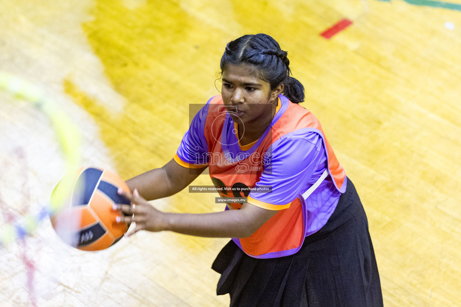 Day6 of 24th Interschool Netball Tournament 2023 was held in Social Center, Male', Maldives on 1st November 2023. Photos: Nausham Waheed / images.mv