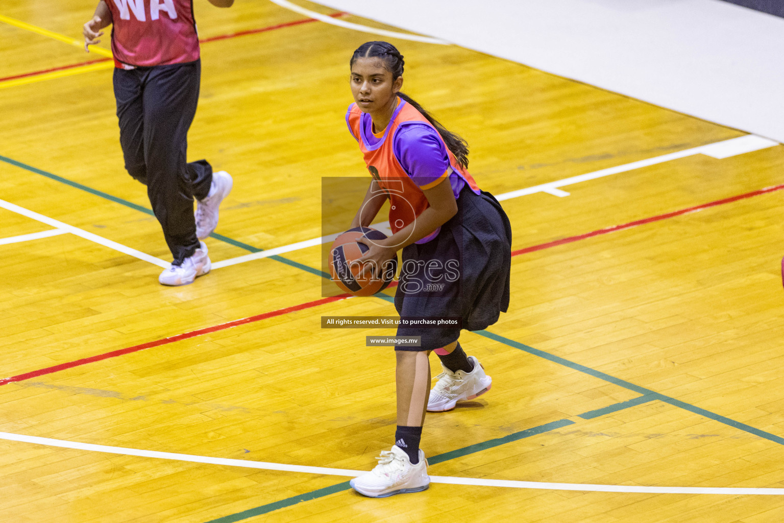 Day7 of 24th Interschool Netball Tournament 2023 was held in Social Center, Male', Maldives on 2nd November 2023. Photos: Nausham Waheed / images.mv