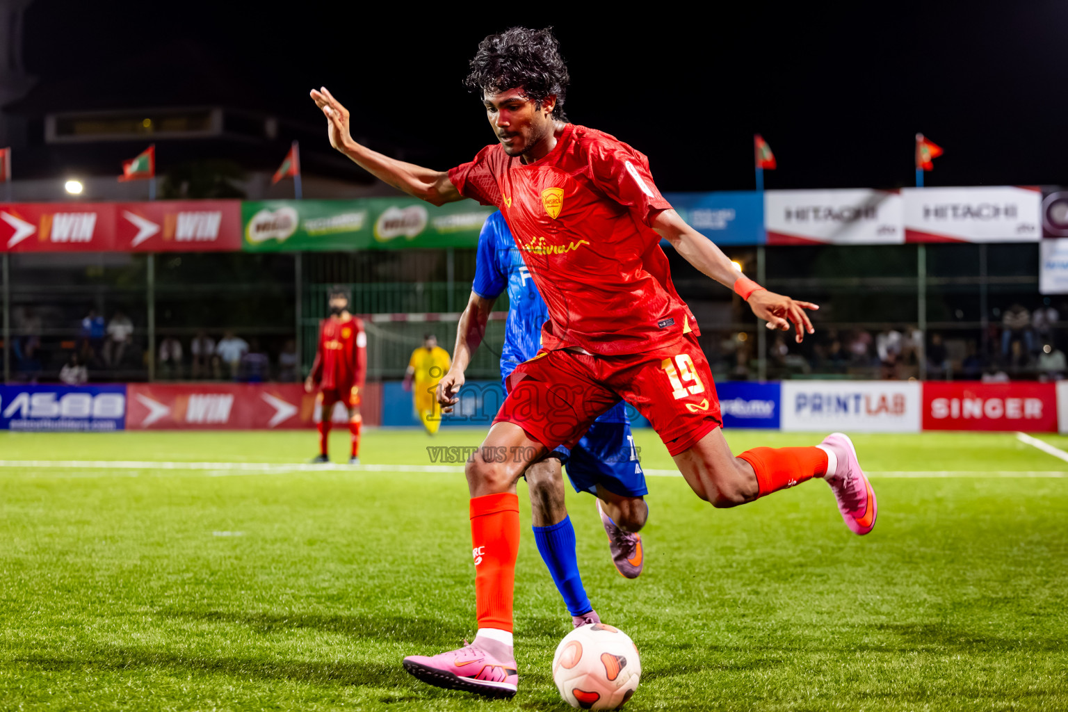 Maldivian vs FSM in Day 2 of Club Maldives Cup 2025 was held in Rehendi Futsal Ground, Hulhumale', Maldives on Monday, 29th September 2025. Photos: Nausham Waheed / images.mv