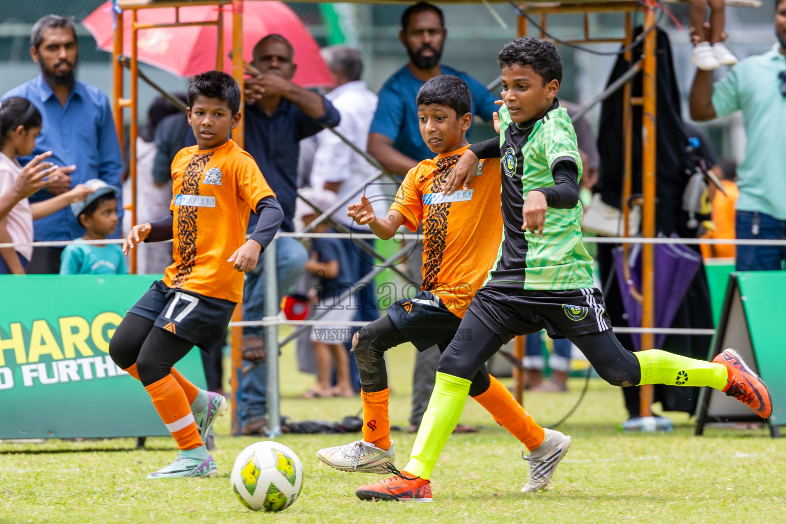 Day 1 of MILO Academy Championship 2025 (U-12) was held at Henveiru Stadium in Male', Maldives on Thursday, 1st May 2025. Photos: Ismail Thoriq / images.mv