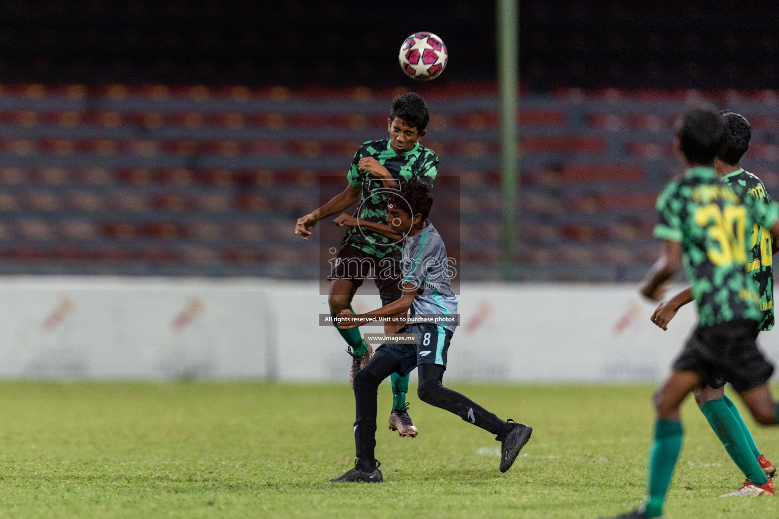 Kalaafaanu School vs Ahmadhiyya International School in the Final of FAM U13 Inter School Football Tournament 2022/23 was held in National Football Stadium on Sunday, 11th June 2023. Photos: Ismail Thoriq / images.mv