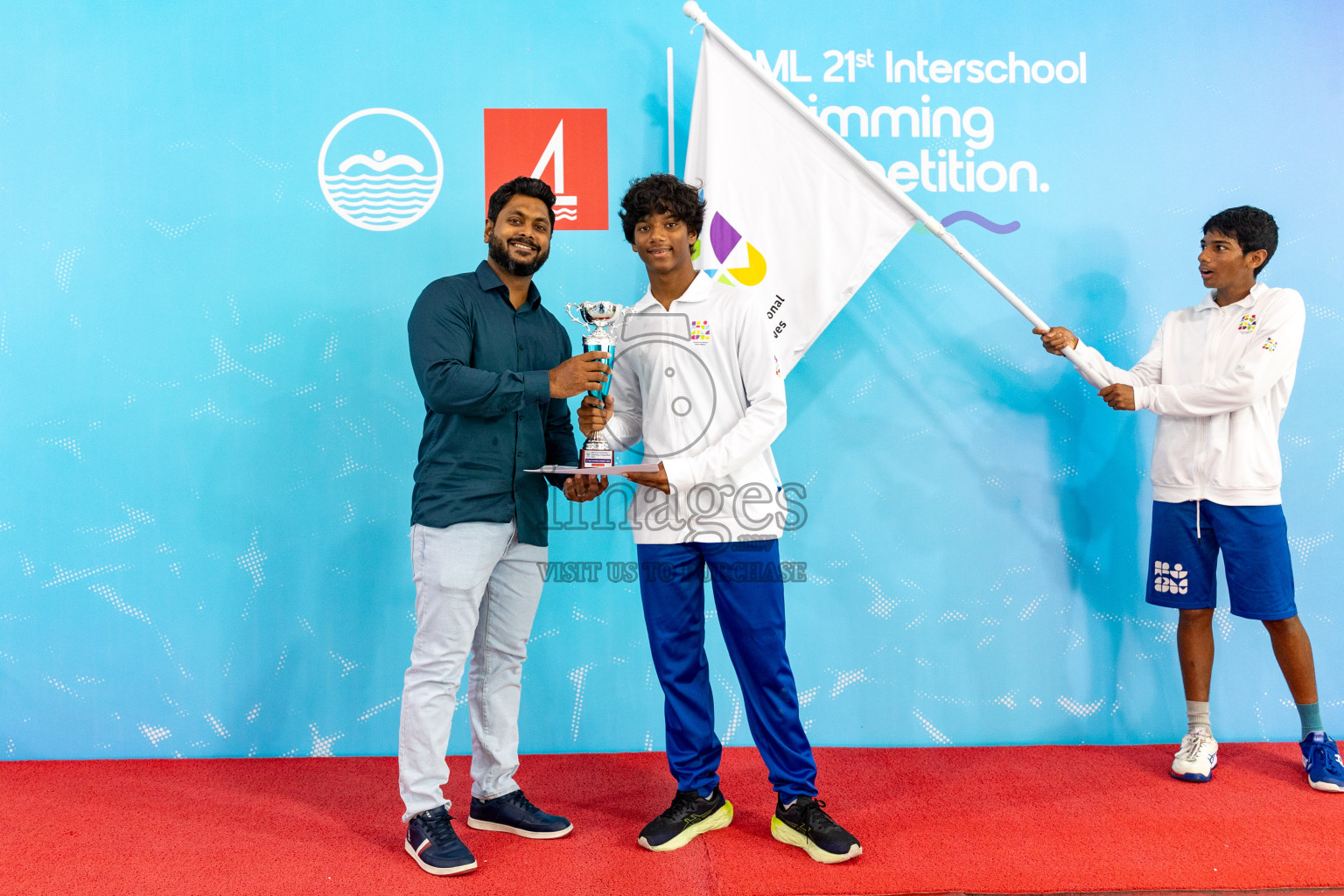Closing Ceremony of BML 21st Interschool Swimming Competition 2025 .was held in Hulhumale' Swimming Pool, Hulhumale', Maldives on Saturday, 18th October 2025. 
Photos: Hassan Simah / images.mv