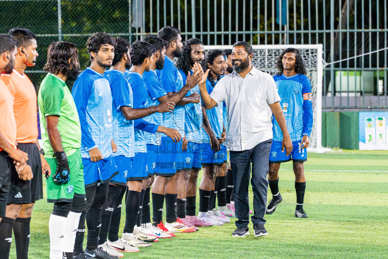Goalhians VS Foemathi in Day 4 - Fonadhoo Youth Futsal Challenge 2025 held in Fonadhoo Futsal Stadium, L. Fonadhoo, Maldives on Wednesday, 29th October 2025 Photos: Arif Rasheed / images.mv