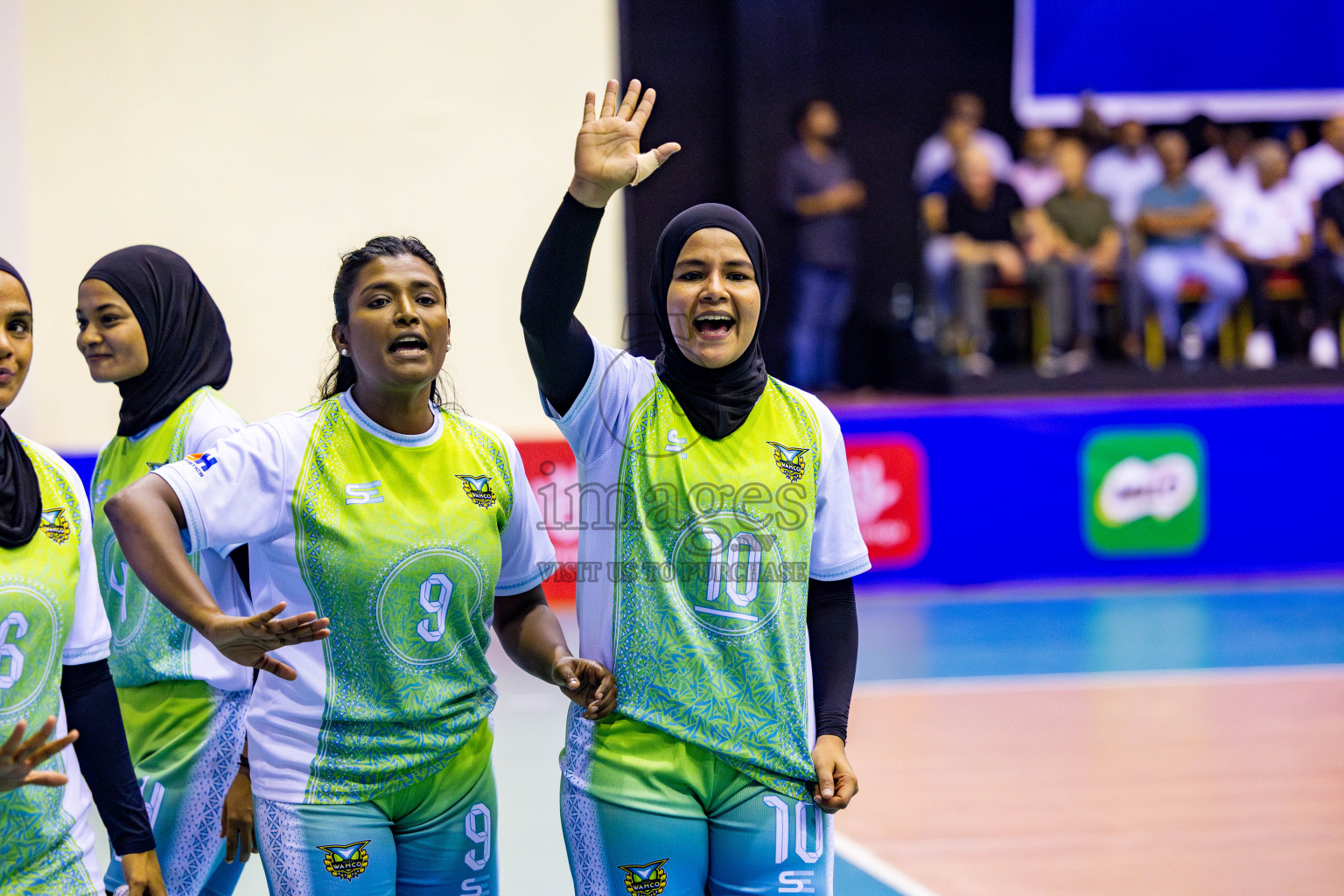 Police Club vs Club Wamco in the Final of Women's Division of VAM Cup 2025 held in Male', Maldives on Thursdsay, 17th April 2025 at Social Center Indoor Hall Photos By: Nausham Waheed / images.mv