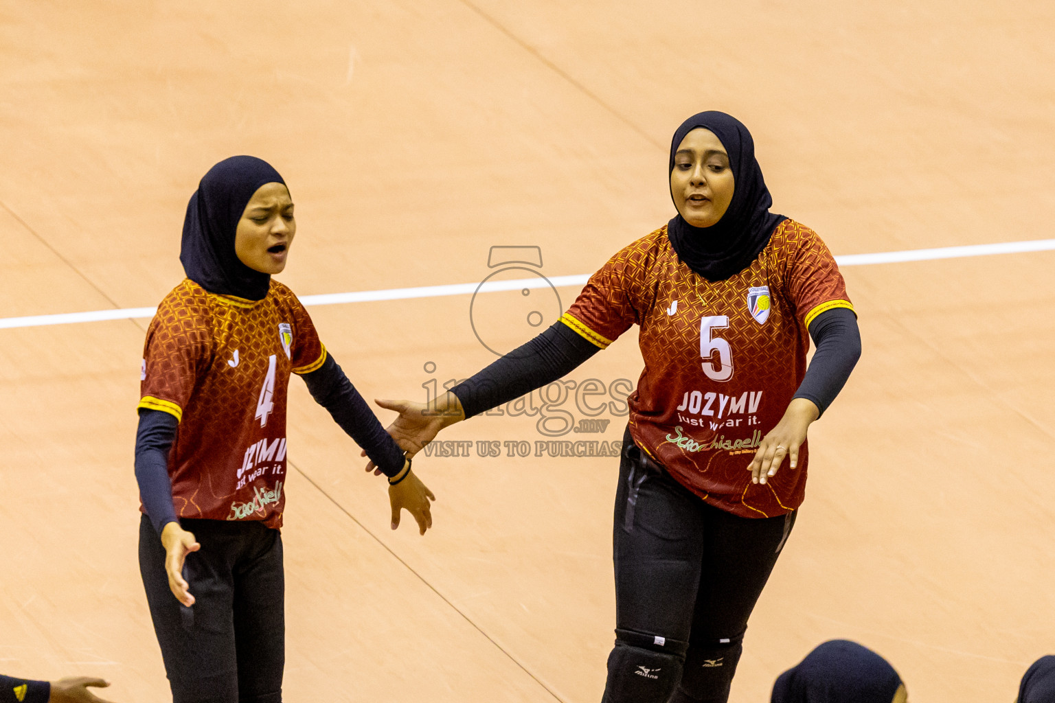 Day 2 of Women's Division of Milo VAM Cup 2024 held in Male', Maldives on Wednesday, 9th July 2024 at Social Center Indoor Hall Photos By: Nausham Waheed / images.mv