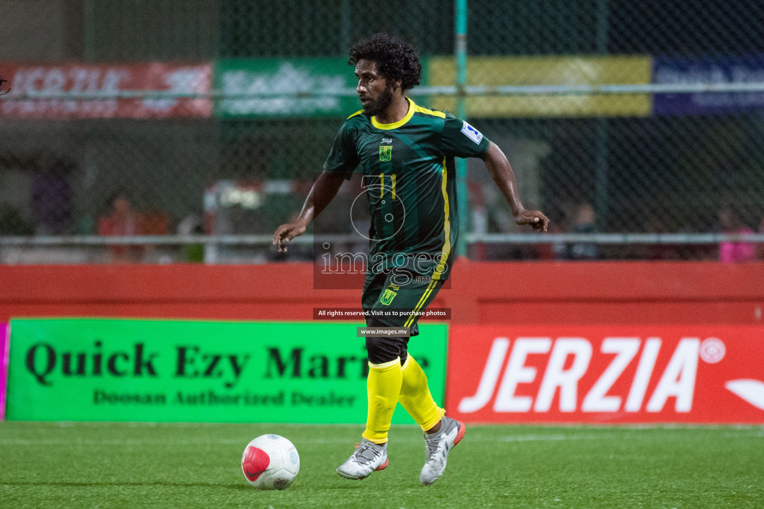 HDh. Vaikaradhoo vs Hdh. Nellaidhoo in Day 3 of Golden Futsal Challenge 2023 on 07 February 2023 in Hulhumale, Male, Maldives