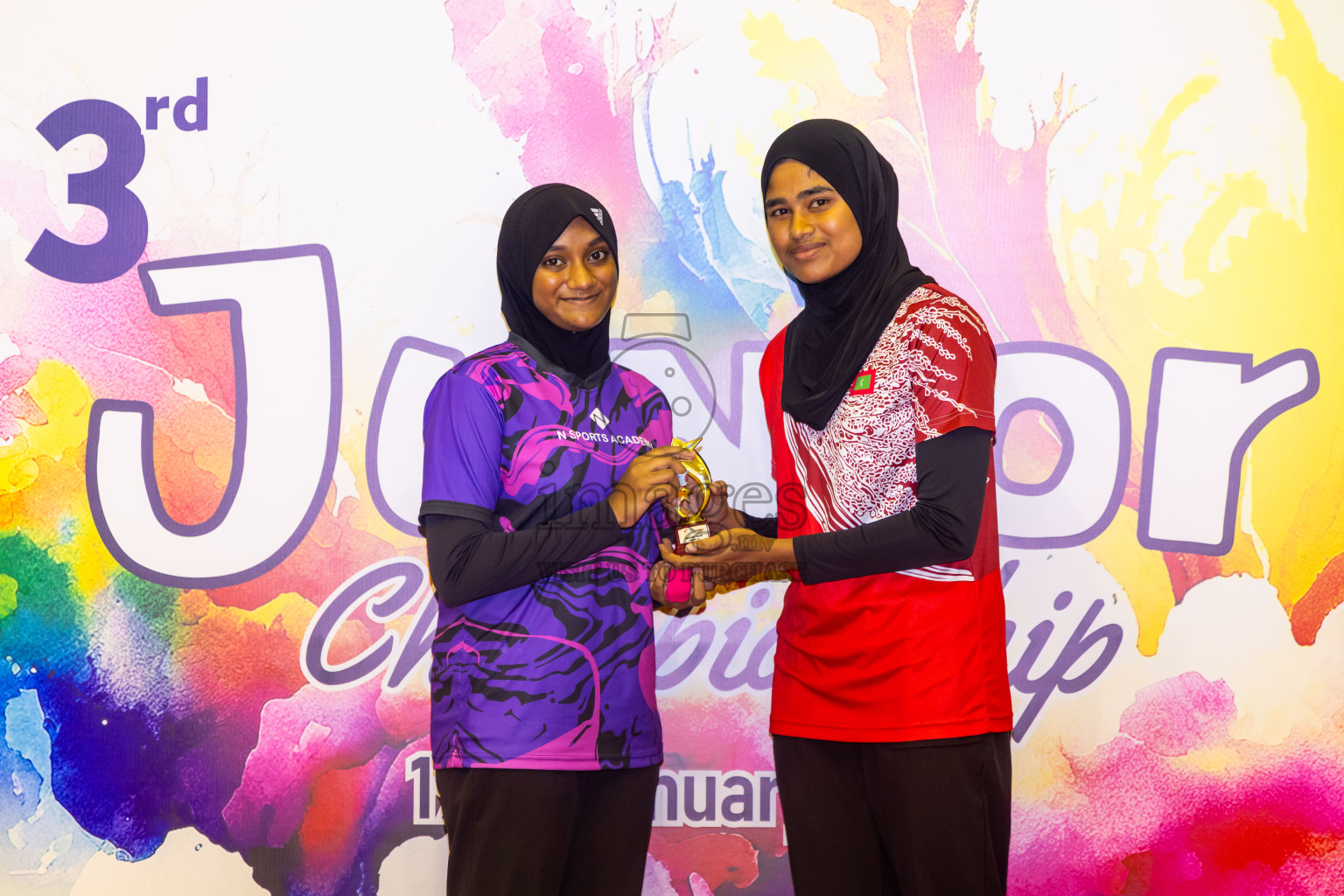 Closing ceremony of 3rd Netball Junior Championship, held at Social Center on Saturday, 25th January 2025 . Photos: Nausham Waheed / images.mv