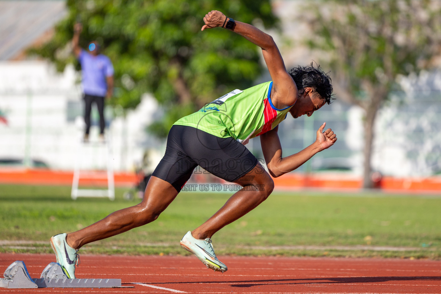 Day 3 of 33rd National Athletics Championship was held in Ekuveni Track at Male', Maldives on Saturday, 7th September 2024. Photos: Suaadh Abdul Sattar / images.mv