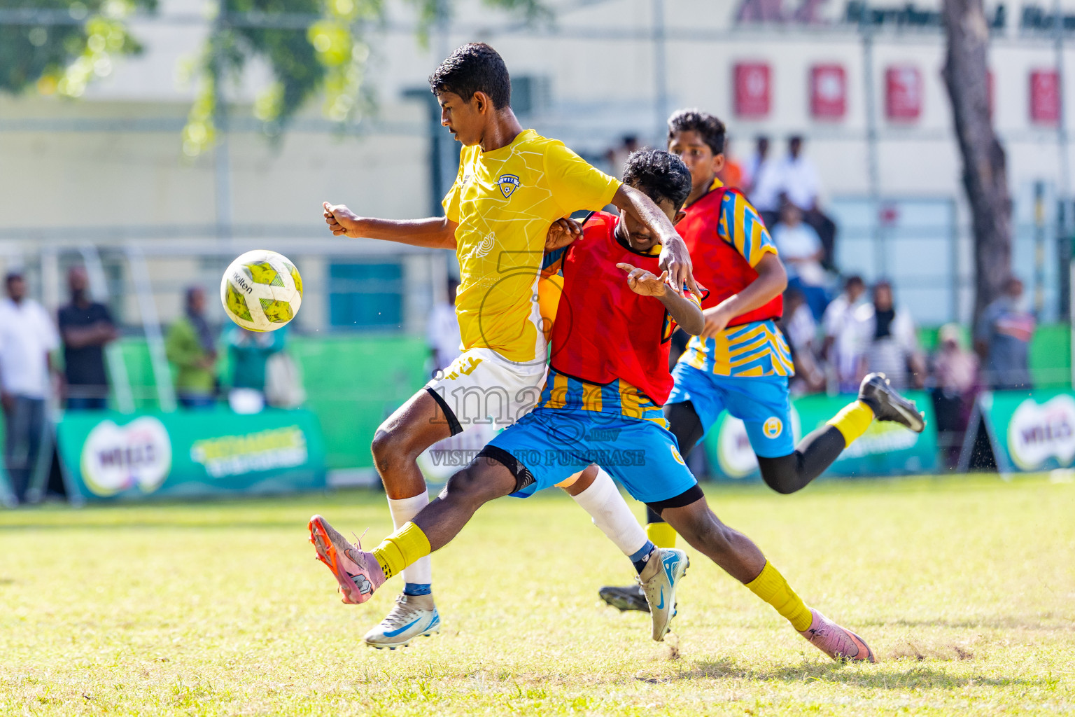 Day 5 of MILO Academy Championship 2025 (U14) was held on Monday, 3rd November 2025 at Henveiru Football Grounds, Male', Maldives . 

Photos: Mohamed Mahfooz Moosa / images.mv