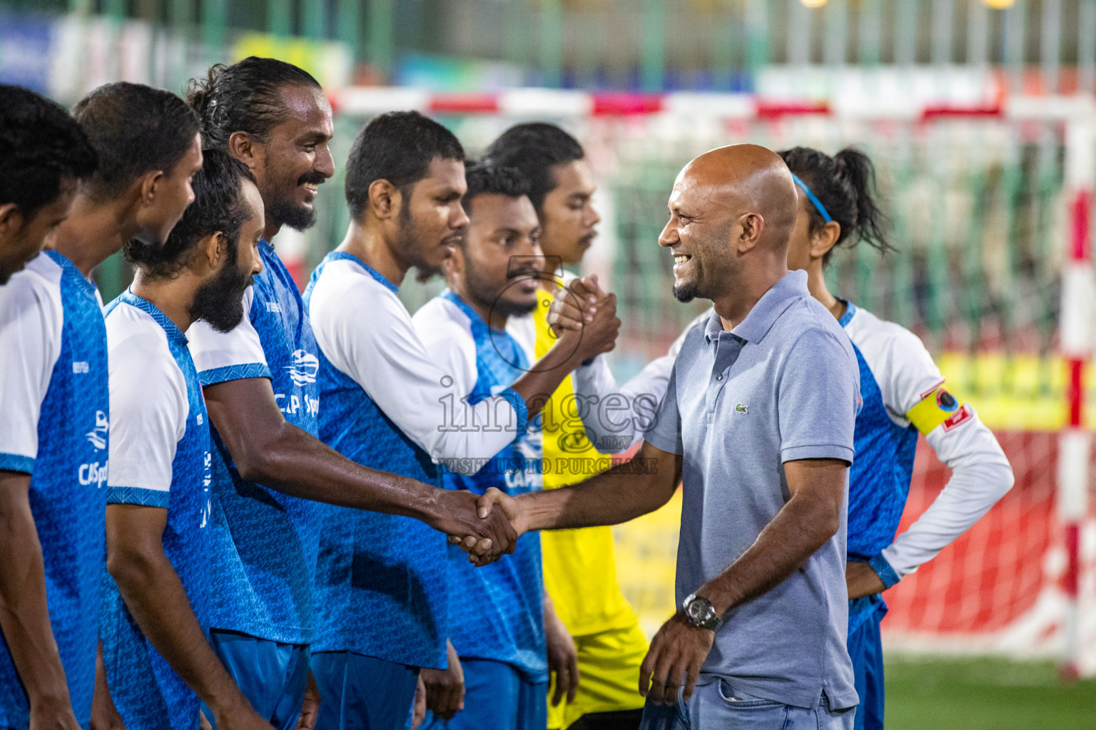 M. Mulak vs M. Naalaafushi in Meemu Atoll Final on Day 30 of Golden Futsal Challenge 2024, held on Tuesday , 14th February 2024 in Hulhumale', Maldives 
Photos: Hassan Simah / images.mv