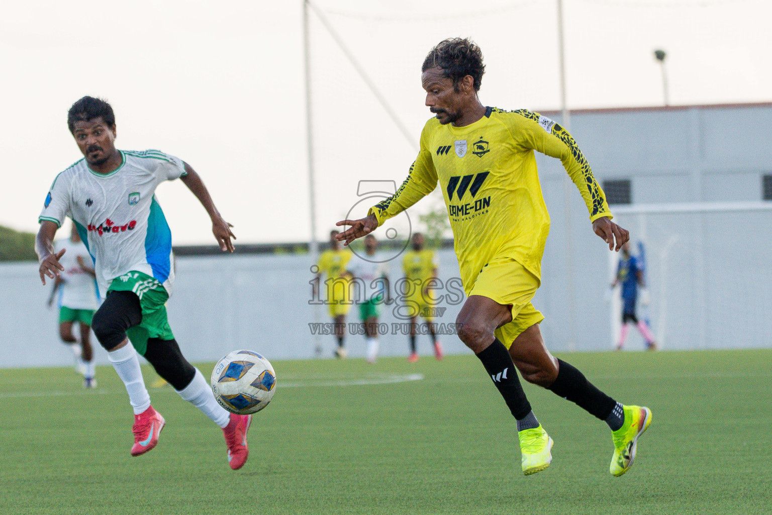 Semi Finals Match 02 Huss Songun FT VS Velaa Sports Club in Day 8 of Eydhafushi Cup 2025 held in Eydhafushi Football Stadium at B. Eydhafushi, Maldives on Saturday, 13th September 2025. Photos: Arif Rasheed / images.mv
