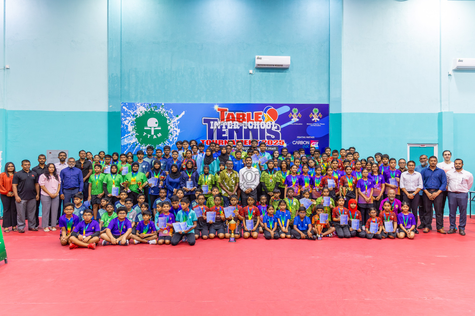 Day 8 of Interschool Table Tennis Tournament 2025 held at Male' TT Hall, Male', Maldives on Thursday, 22nd May 2025.
Photos by: Ismail Thoriq / images.mv