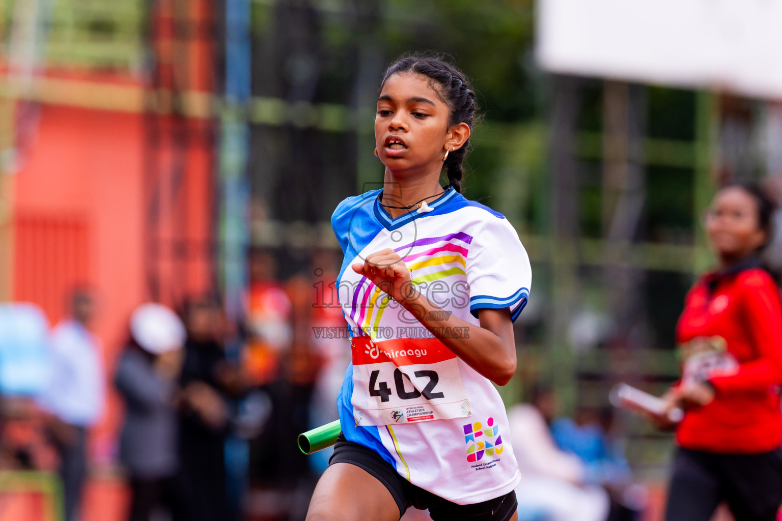 Day 6 of Inter-school Athletics Championship 2025 held in Ekuveni Synthetic Track, Male', Maldives on Sunday, 12th October 2025. Photos by: Nausham Waheed / Images.mv