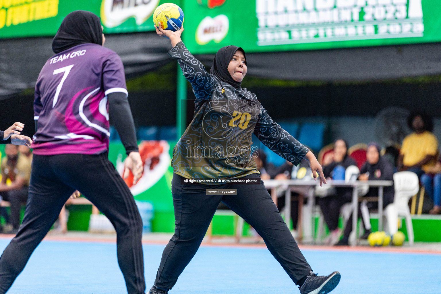 Day 3 of 7th Inter-Office/Company Handball Tournament 2023, held in Handball ground, Male', Maldives on Sunday, 18th September 2023 Photos: Nausham Waheed/ Images.mv