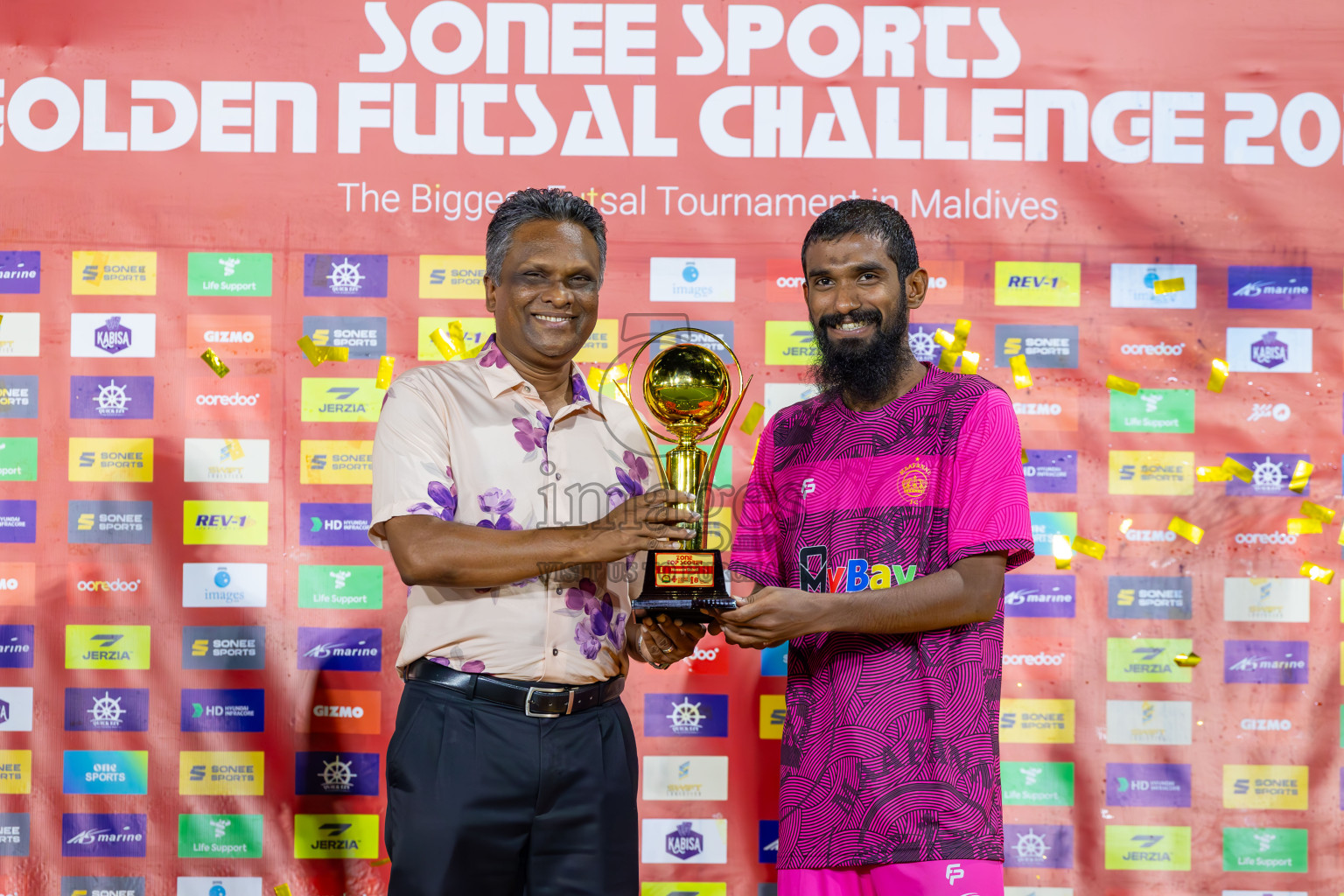 Maafannu vs Villimale in Zone 8 Final on Day 38 of Golden Futsal Challenge 2024 which was held on Friday, 23rd February 2024, in Hulhumale', Maldives Photos: Ismail Thoriq / images.mv