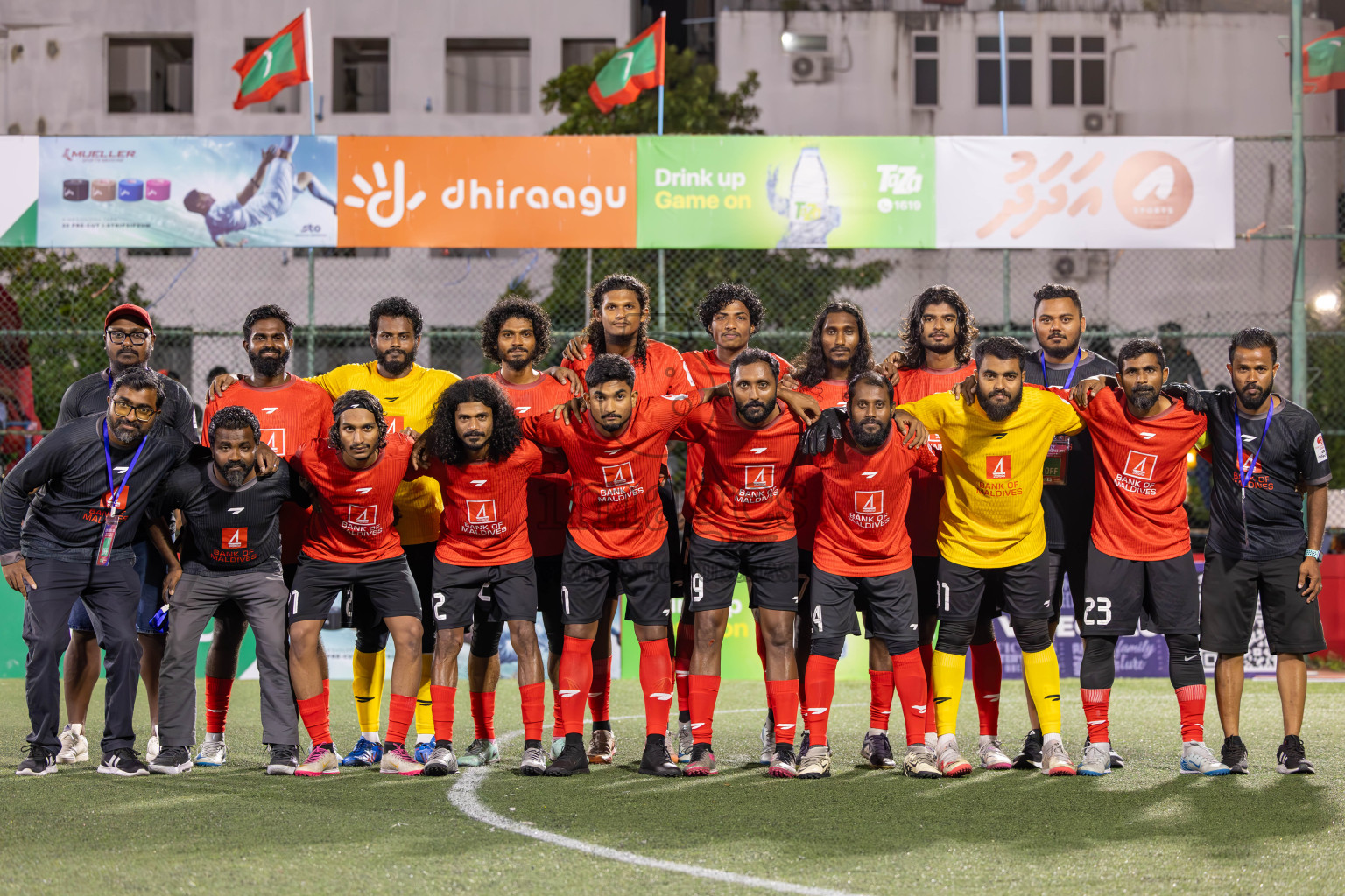 United BML vs Dhiraagu in Round of 16 of Club Maldives Cup 2024 held in Rehendi Futsal Ground, Hulhumale', Maldives on Tuesday, 8th October 2024. Photos: Ismail Thoriq / images.mv