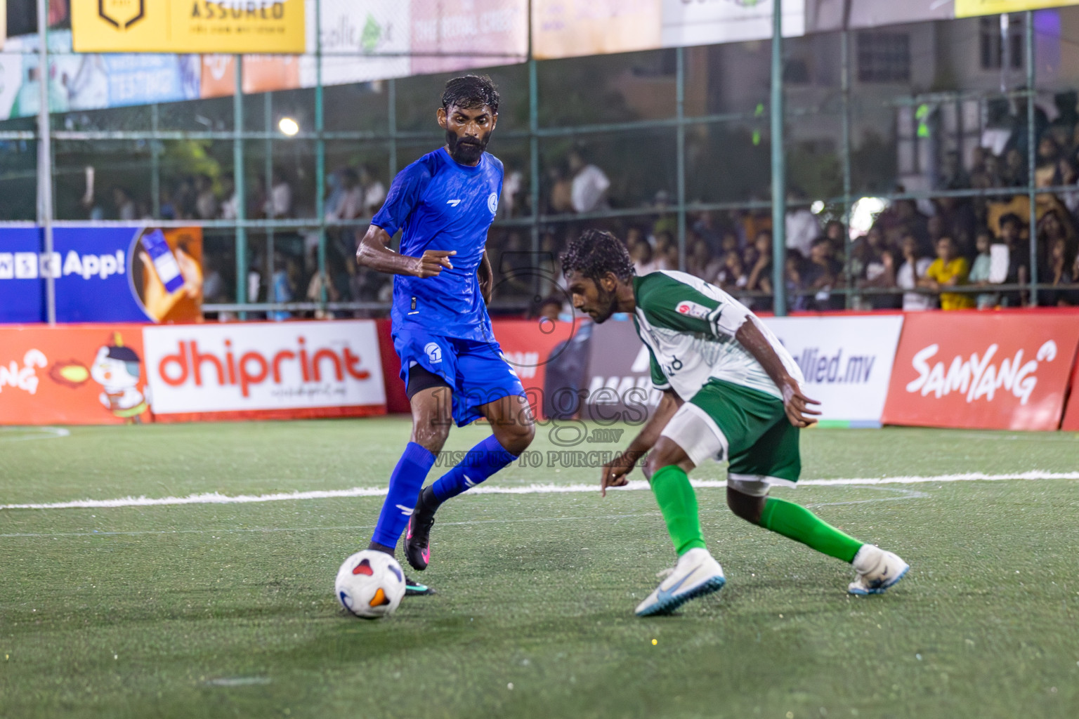 Team Allied vs Club HDC in Club Maldives Cup 2024 held in Rehendi Futsal Ground, Hulhumale', Maldives on Friday, 27th September 2024. 
Photos: Hassan Simah / images.mv