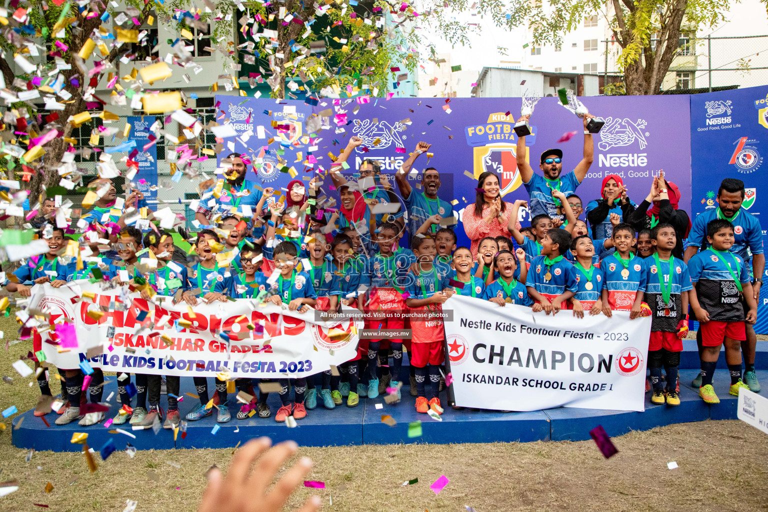 Finals & Closing Ceremony of Nestlé Kids Football Fiesta 2023 held in Male', Maldives on 25 February 2023