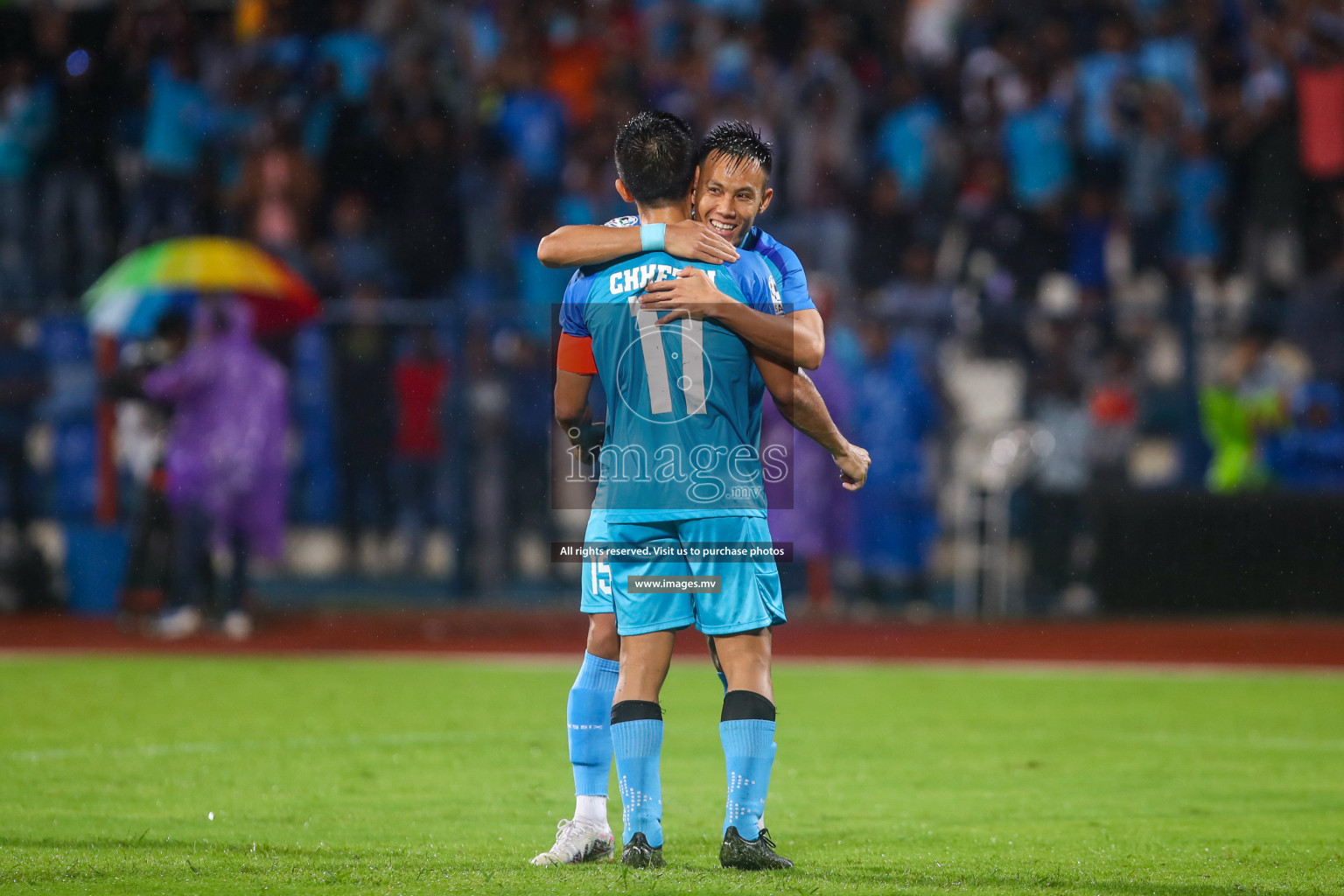 India vs Pakistan in the opening match of SAFF Championship 2023 held in Sree Kanteerava Stadium, Bengaluru, India, on Wednesday, 21st June 2023. Photos: Nausham Waheed / images.mv