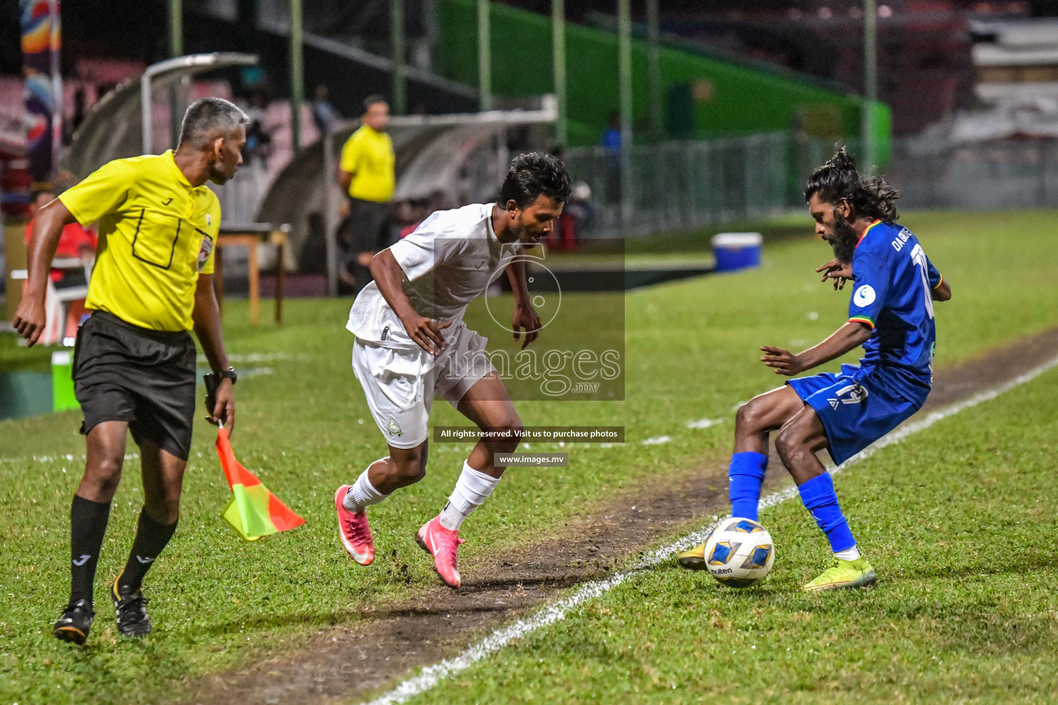 Club Green Streets vs Da Grande in the Dhivehi Premier League 2022 on 27th July 2022, held in National Football Stadium, Male', Maldives Photos: Nausham waheed / Images.mv