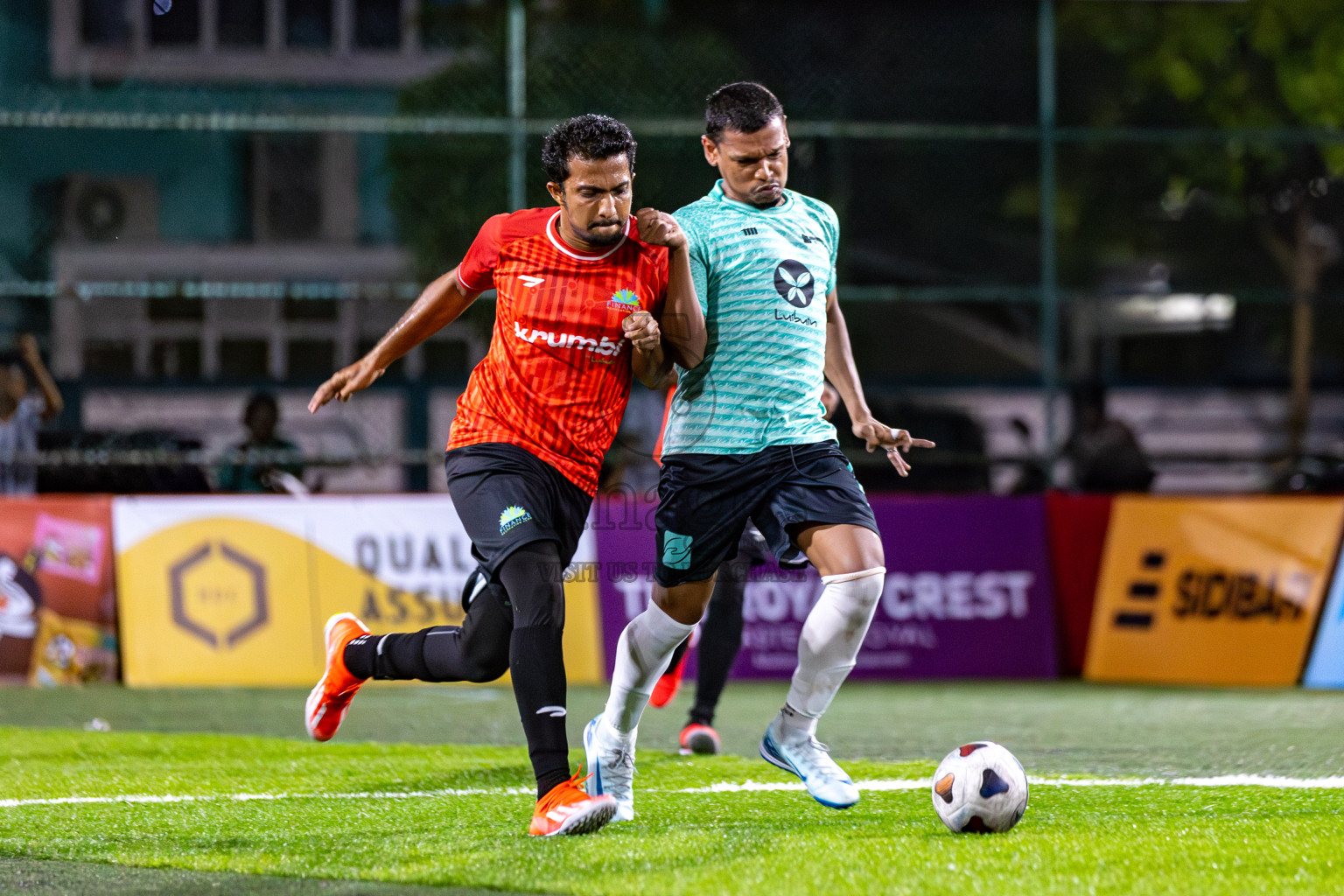 DHARUMAVANTHA vs FINANCE RC in Club Maldives Classic 2024 held in Rehendi Futsal Ground, Hulhumale', Maldives on Tuesday, 10th September 2024. 
Photos: Mohamed Mahfooz Moosa / images.mv