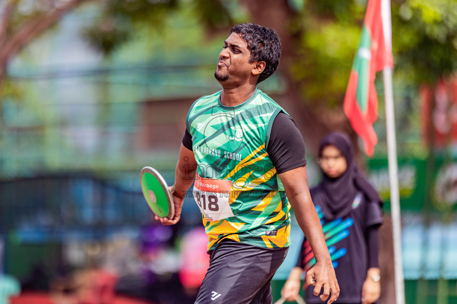 Day 4 of Inter-school Athletics Championship 2025 held in Ekuveni Synthetic Track, Male', Maldives on Thursday, 09th October 2025. Photos by: Areef Adam / Images.mv