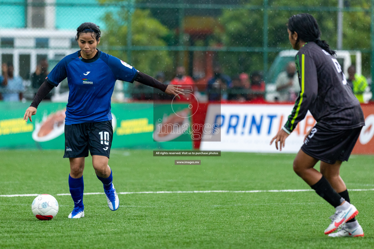 WAMCO vs Team Fenaka in Eighteen Thirty Women's Futsal Fiesta 2022 was held in Hulhumale', Maldives on Friday, 14th October 2022. Photos: Hassan Simah / images.mv