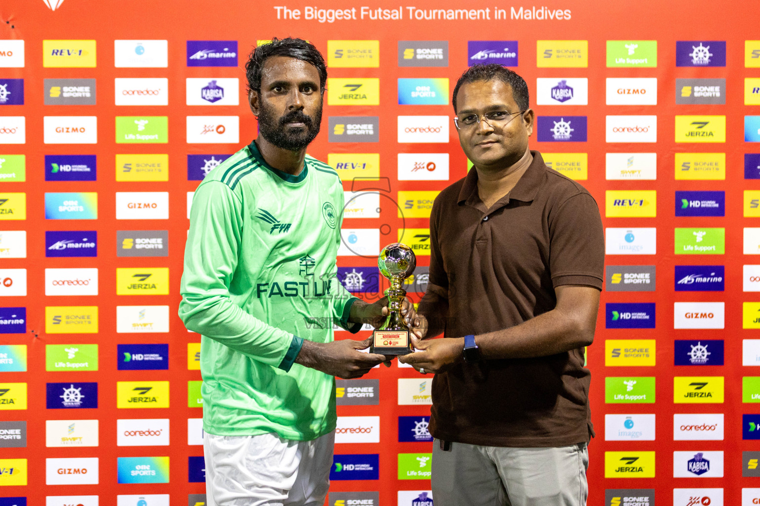 ADh Maamigili vs ADh Kunburudhoo in Day 3 of Golden Futsal Challenge 2024 was held on Thursday, 18th January 2024, in Hulhumale', Maldives Photos: Nausham Waheed / images.mv