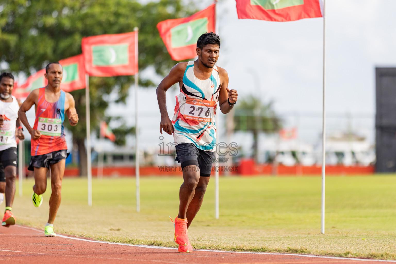 Day 1 of National Athletics Championship 2025 was held at Ekuveni Running Ground in Male', Maldives on Thursday, 14th August 2025. Photos: Areef Adam / images.mv