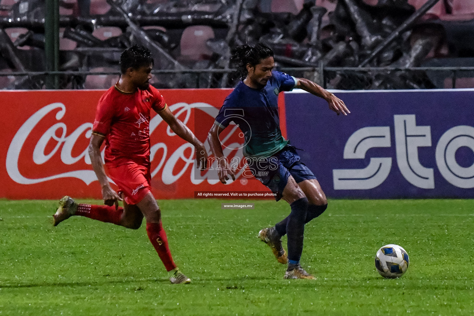 Super United Sports vs Da Grande in Dhivehi Premier League Qualification 22 on 30th Aug 2022, held in National Football Stadium, Male', Maldives Photos: Nausham Waheed / Images.mv