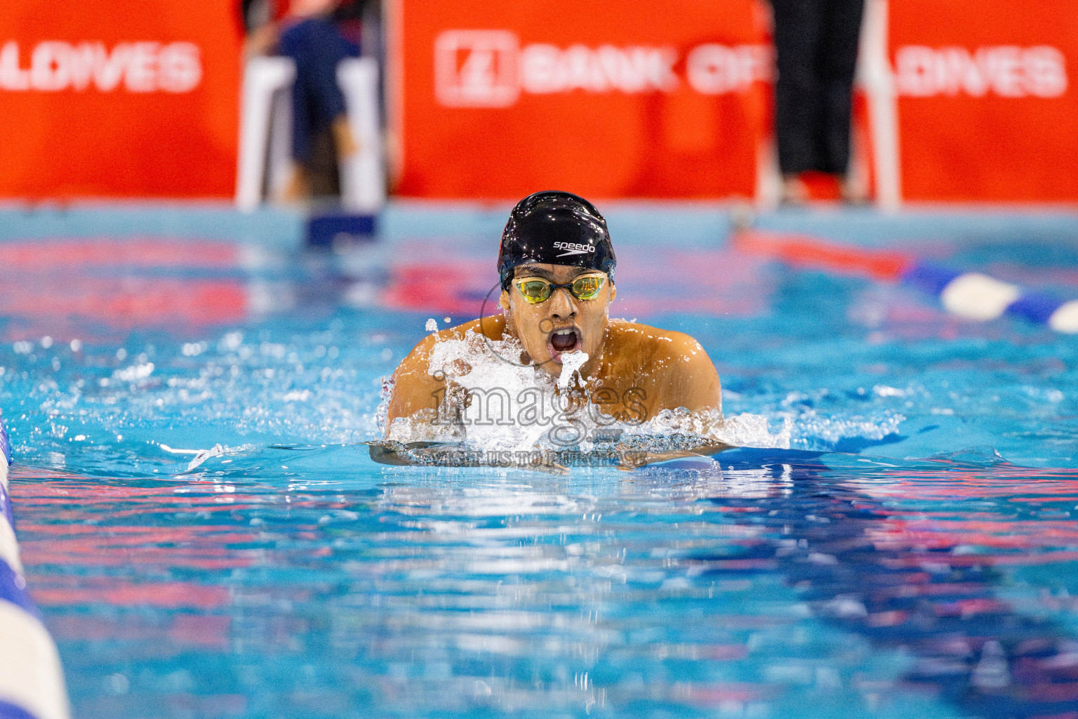 Day 4 of National Swimming Championship 2024 held in Hulhumale', Maldives on Monday, 16th December 2024. Photos: Hassan Simah / images.mv