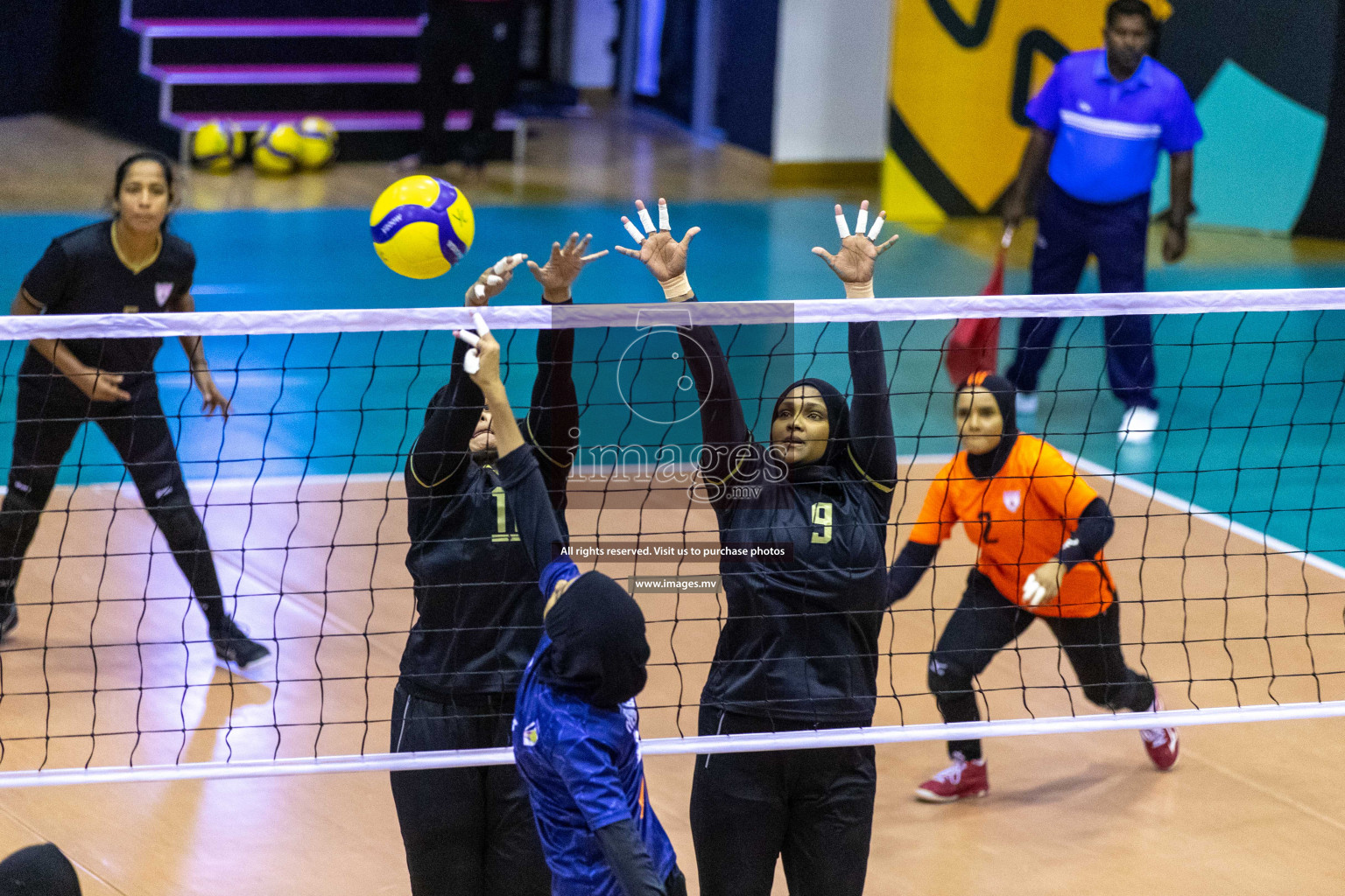 Volleyball Association Cup 2022-Women's Division-Match Day 1 was held in Male', Maldives on Tuesday, 24th May 2022.  Photos By: Ismail Thoriq / images.mv