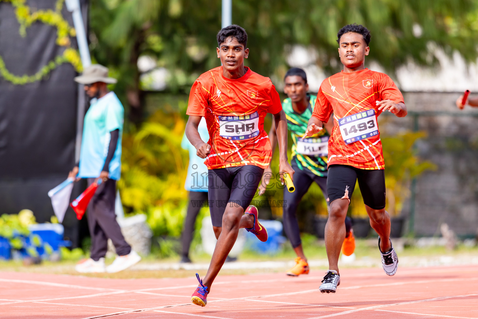 Day 6 of MWSC Interschool Athletics Championships 2024 held in Hulhumale Running Track, Hulhumale, Maldives on Thursday, 14th November 2024. Photos by: Nausham Waheed / Images.mv