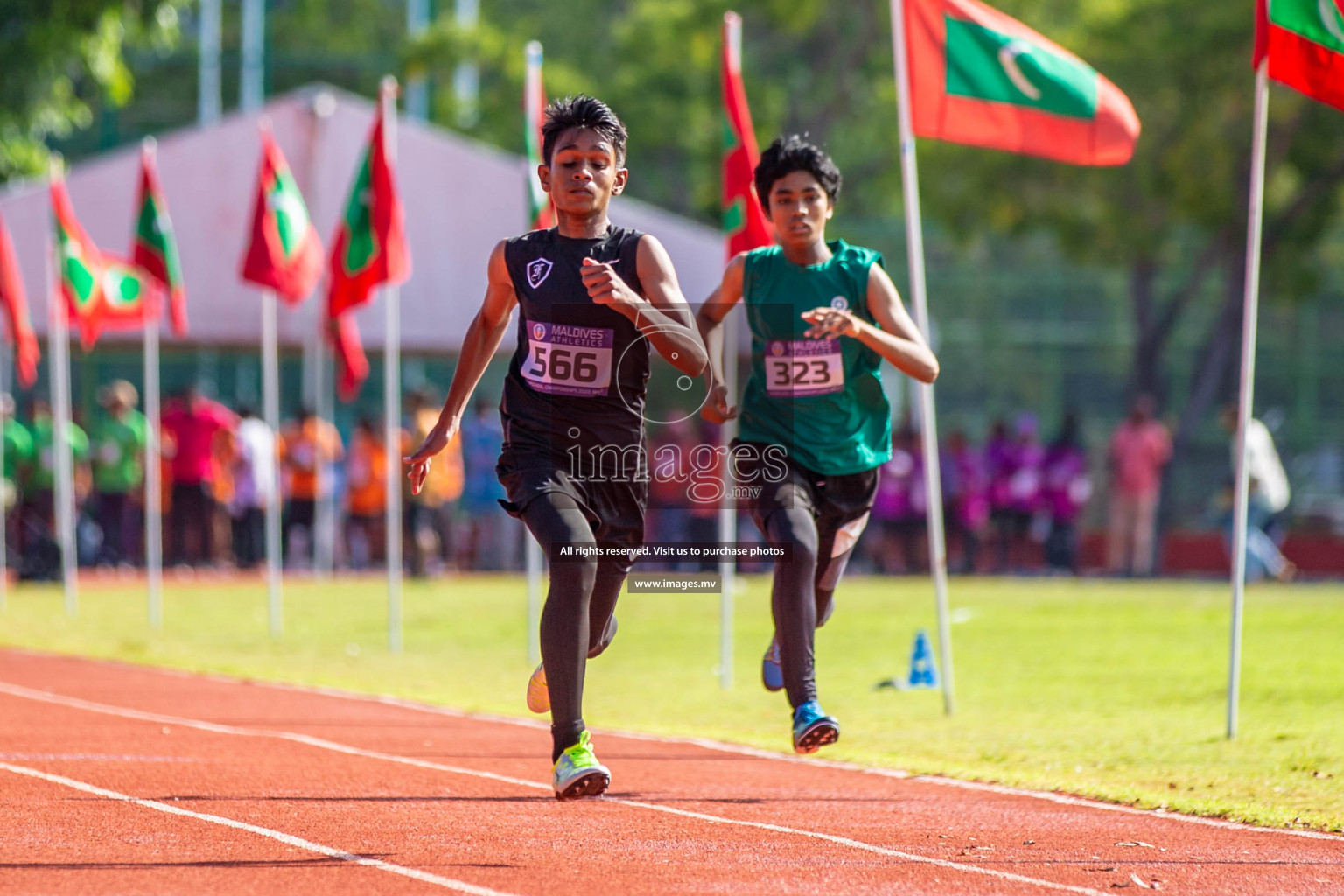 Day 1 of Inter-School Athletics Championship held in Male', Maldives on 22nd May 2022. Photos by: Maanish / images.mv