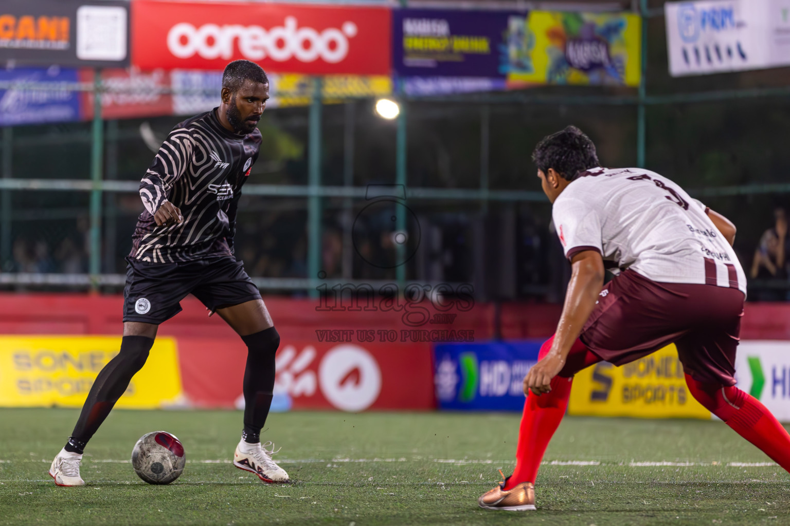 ADh Maamigili vs ADh Fenfushi in Day 12 of Golden Futsal Challenge 2024 was held on Friday, 26th January 2024, in Hulhumale', Maldives
Photos: Ismail Thoriq / images.mv