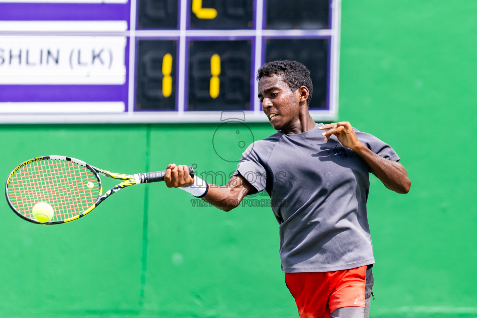 Day 9 of ATF Maldives Junior Open Tennis was held in Male' Tennis Court, Male', Maldives on Friday, 20th December 2024. Photos: Nausham Waheed/ images.mv