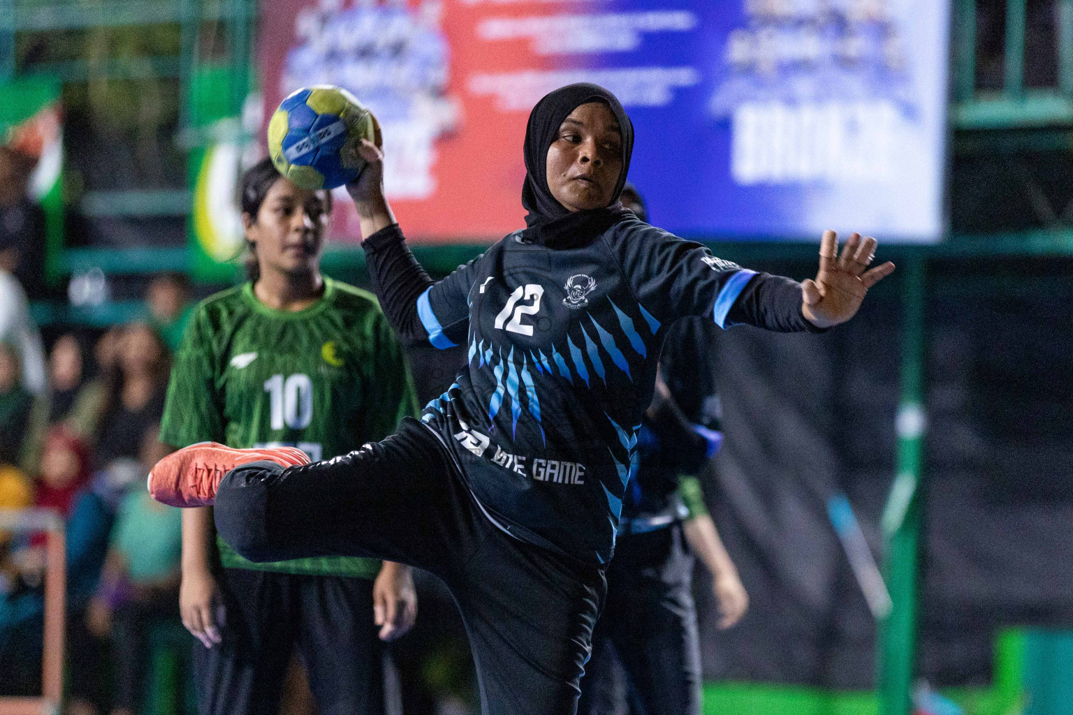 Day 20 of 10th National Handball Tournament 2023, held in Handball ground, Male', Maldives on Wednesday, 20th December 2023 Photos: Nausham Waheed/ Images.mv