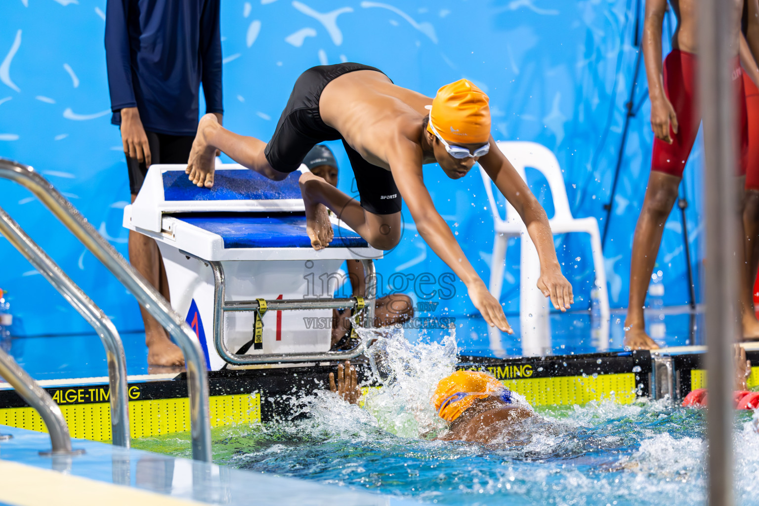 Day 2 of 20th BML Inter-school Swimming Competition 2024 held in Hulhumale', Maldives on Sunday, 13th October 2024. Photos: Ismail Thoriq / images.mv