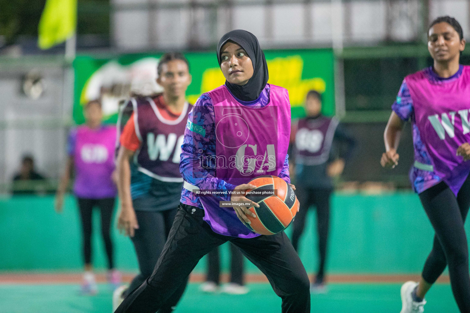 Day 5 of 20th Milo National Netball Tournament 2023, held in Synthetic Netball Court, Male', Maldives on 3rd  June 2023 Photos: Nausham Waheed/ Images.mv