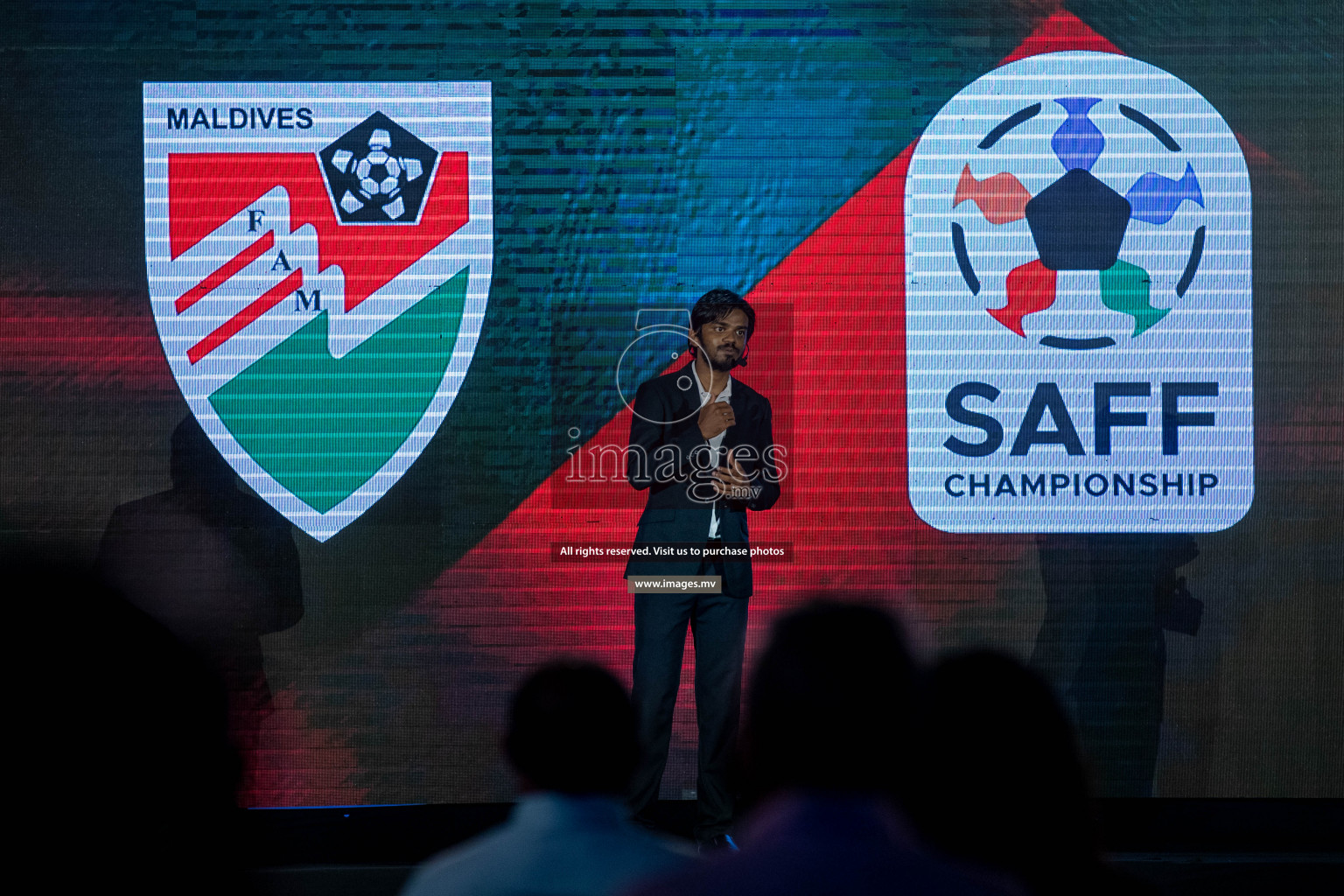 SAFF Championship 2021 Launching event was held in National Stadium, Male', Maldives on Sunday, 12th September 2021. Photos: Ismail Thoriq / images.mv