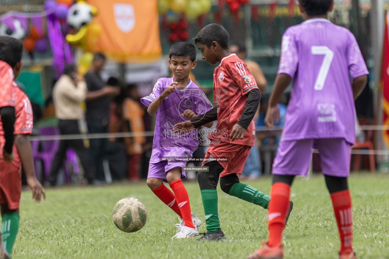 Day 1 of Nestle kids football fiesta, held in Henveyru Football Stadium, Male', Maldives on Wednesday, 11th October 2023 Photos: Shut Abdul Sattar/ Images.mv