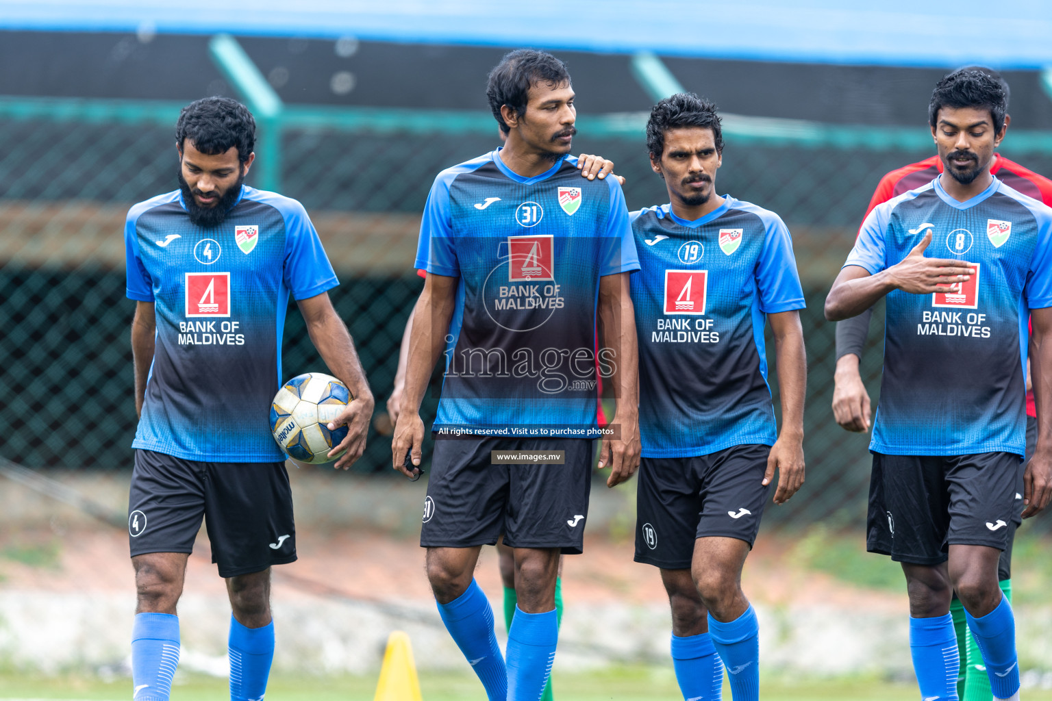 Maldives and Bangladesh Practice Sessions on 23 June 2023 before their match in Bangabandhu SAFF Championship 2023 held in Bengaluru Football Tournament